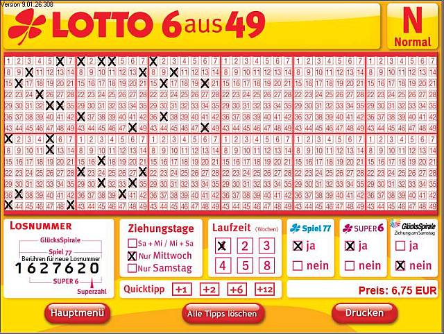 Lotto Tipp Kosten